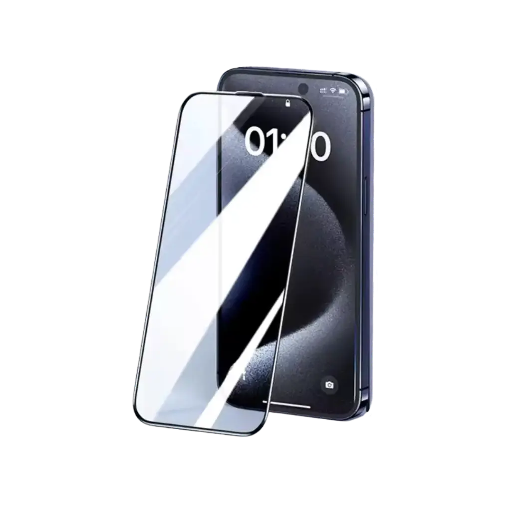 iPhone X / XS / XS Max / XR / 11 / 11 Pro / 11 Pro Max / 12 / 12 Pro / 12 Pro Max / 13 / 13 Pro / 13 Pro Max / 14 / 14 Plus / 14 Pro / 14 Pro Max / 15 / 15 Plus / 15 Pro / 15 Pro Max / 16 Pro / 16 Pro Max Screen Protector HT ENOVA (With Installation Kit)