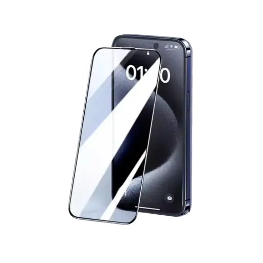 iPhone X / XS / XS Max / XR / 11 / 11 Pro / 11 Pro Max / 12 / 12 Pro / 12 Pro Max / 13 / 13 Pro / 13 Pro Max / 14 / 14 Plus / 14 Pro / 14 Pro Max / 15 / 15 Plus / 15 Pro / 15 Pro Max / 16 Pro / 16 Pro Max Screen Protector HT ENOVA (With Installation Kit)